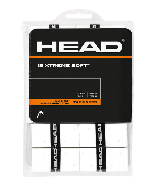Head Xtreme Soft Overgrips - White (12 pack)