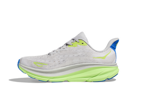 HOKA Men's Clifton 9 Running Shoes - STARDUST / ELECTRIC COBALT
