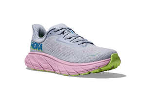 HOKA Women's Arahi 7 Running Shoes - GULL / PINK TWILIGHT