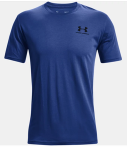 Under Armour Men's Sportstyle Left Chest Short Sleeve T-Shirt - Tech Blue
