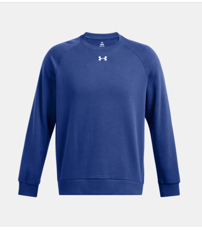 Under Armour Men's Rival Fleece Crew - Tech Blue