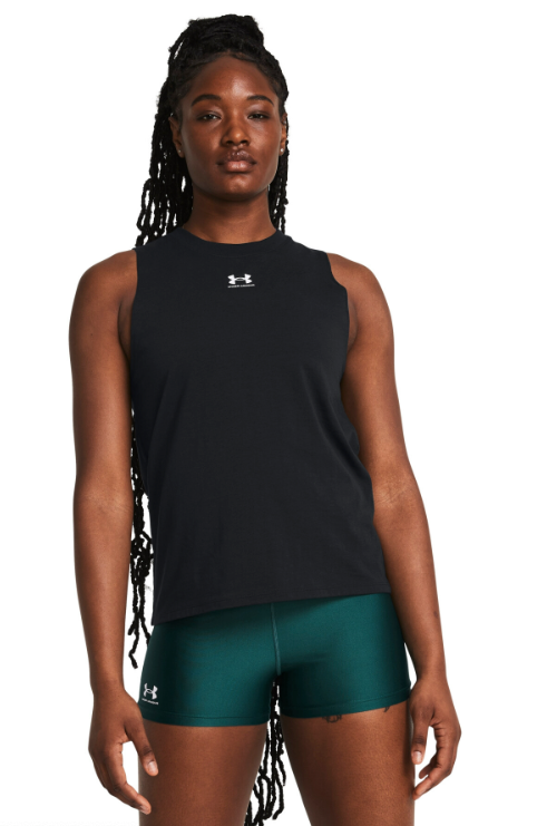 Under Armour Women's Campus Muscle Tank - Black (001)