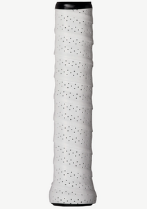 Wilson Pro Overgrip Perforated tennis racket grip - White (12 pack)