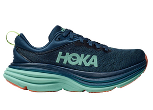 HOKA Women's Bondi 8 Running Shoes - MIDNIGHT/SEAFOAM - NEUTRAL