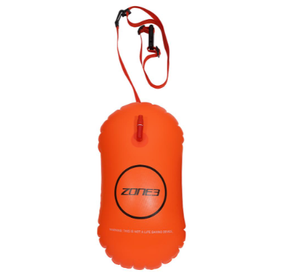 Zone3 Recycled Swim Safety Buoy Tow Float - Orange