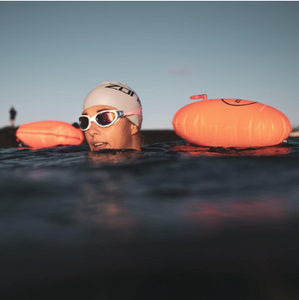 Zone3 Recycled Swim Safety Buoy Tow Float - Orange