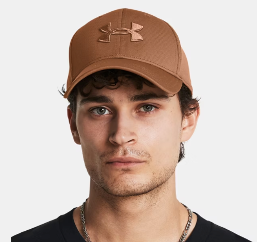 Tan under armour hat top