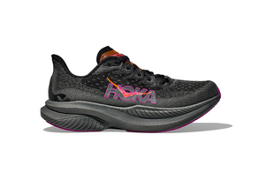 HOKA Women's Mach 6 Running Shoes - BLACK / FUCHSIA
