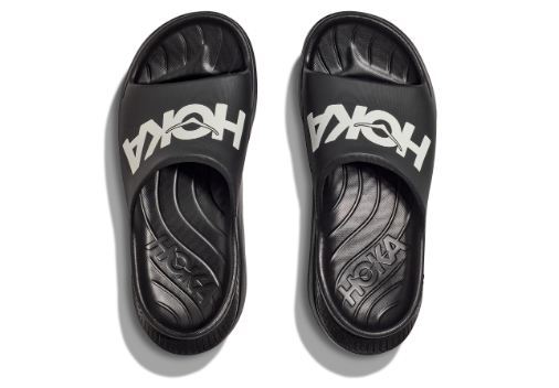 Hoka Ora Athletic Recovery Slide 3 - Black/White