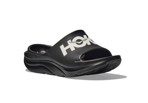 Hoka Ora Athletic Recovery Slide 3 - Black/White