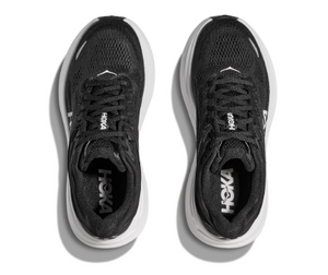 HOKA Men's Bondi 9 Running Shoes - Black / White
