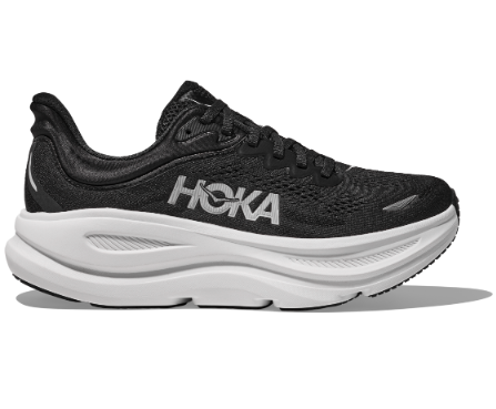 HOKA Men's Bondi 9 Running Shoes - Black / White