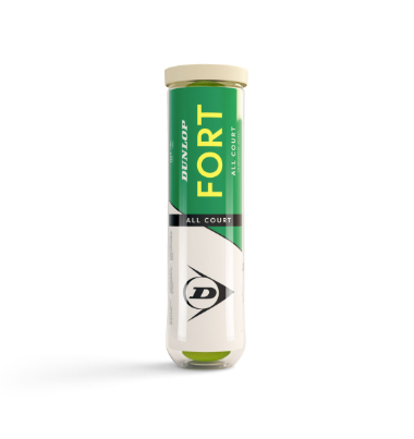 Dunlop Fort All Court Tournament Select Tennis Balls - 4 ball can