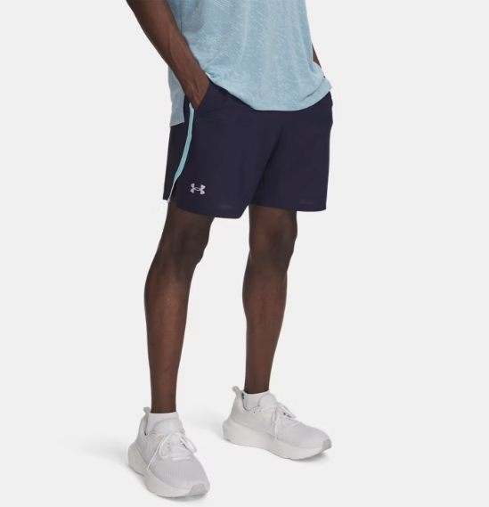 Under Armour Men's Launch 7'' Shorts - Midnight Navy/Stream (411)