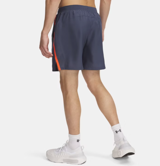 Under Armour Men's Launch 7'' Shorts - Downpour Grey/Fire (046)