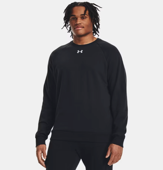 Under Armour Men's Rival Fleece Crew - Black (001)
