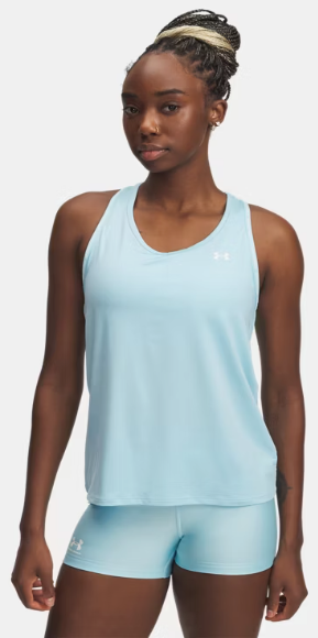 Under Armour Women's Knockout Tank - Stream/ White (494)