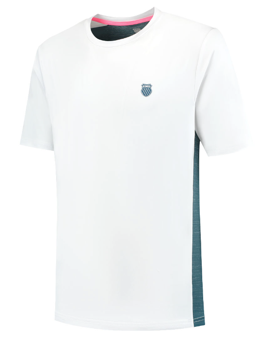 K-Swiss Men's Hypercourt Mix Melange Crew- White/ Stargazer