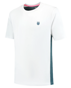 K-Swiss Men's Hypercourt Mix Melange Crew- White/ Stargazer