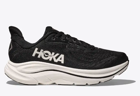 HOKA Men's Clifton 10 Running Shoes - Black/White