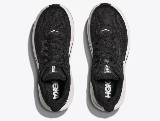 HOKA Men's Clifton 10 Running Shoes - Black/White