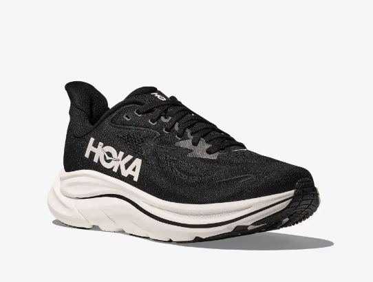 HOKA Men's Clifton 10 Running Shoes - Black/White