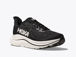 HOKA Men's Clifton 10 Running Shoes - Black/White