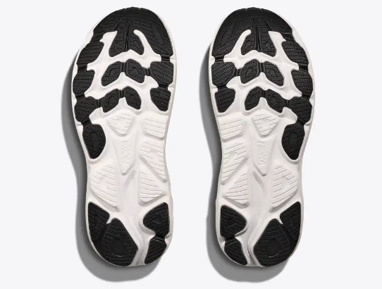 HOKA Men's Clifton 10 Running Shoes - Black/White