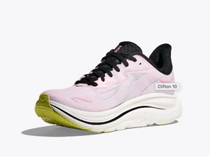 HOKA Women's Clifton 10 Running Shoes - Carnation / Starlight Glow