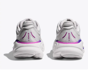 HOKA Women's Bondi 9 Running Shoes - Cosmic Grey/ White
