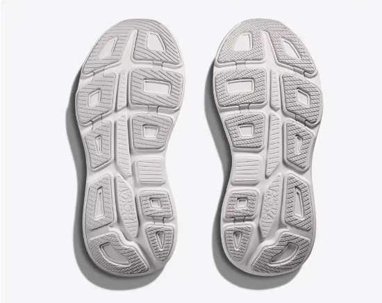 HOKA Women's Bondi 9 Running Shoes - Cosmic Grey/ White