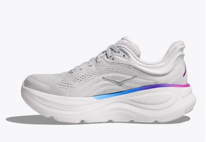 HOKA Women's Bondi 9 Running Shoes - Cosmic Grey/ White