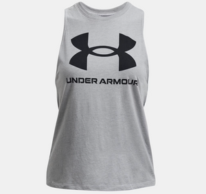 Under Armour Women's Sportstyle Graphic Tank - Grey (035)