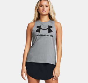 Under Armour Women's Sportstyle Graphic Tank - Grey (035)
