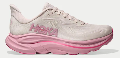 HOKA Women's Clifton 10 Running Shoes - Rose Cream/ Dried Rose
