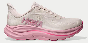 HOKA Women's Clifton 10 Running Shoes - Rose Cream/ Dried Rose
