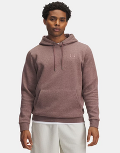 Under Armour Mens Icon Fleece Men's Hoodie - Maroon Mist Light Heather/Maroon Mist (651)