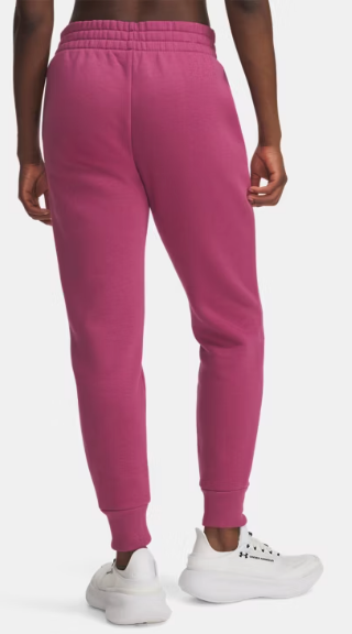 Under Armour Women's Rival Fleece Joggers - Fuchsia Dusk/ White (659)