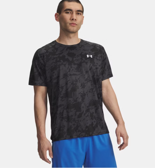 Under Armour Men's Tech 2.0 Short Sleeve Tee Shirt - Black/White (006)