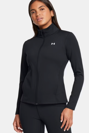 Under Armour Motion Long Sleeve Jacket- Black/White (001)