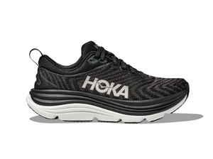 HOKA Men's Gaviota 5 Running Shoes - BLACK / WHITE