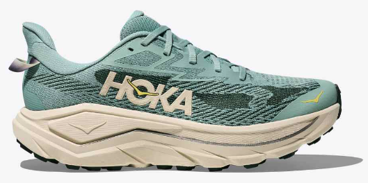 Hoka Men's Challenger 8 - Jade/ Truffle Salt