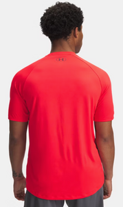 Under Armour Men's Tech Reflective Short Sleeve Tee - Racer Red / Dark Maroon (731)