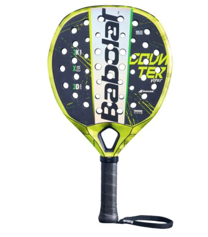 Babolat Counter Viper Padel Racket - Black/Yellow