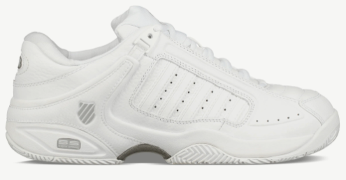 K-Swiss Women's Defier RS Tennis Shoes - White/Highrise