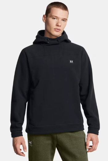 Under Armour Mens Expanse Fleece Hoodie - Black/ Black (001)