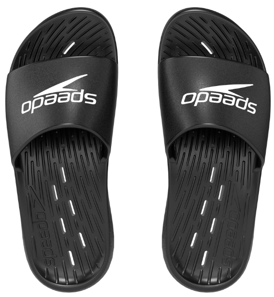Speedo Women's Slides Pool Sandal - Black