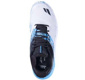 Babolat Men's MOVEA 2 Padel Shoes - White/Cyan Blue