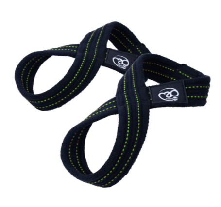 Fitness Mad Figure 8 Lifting Straps - Black (pair)