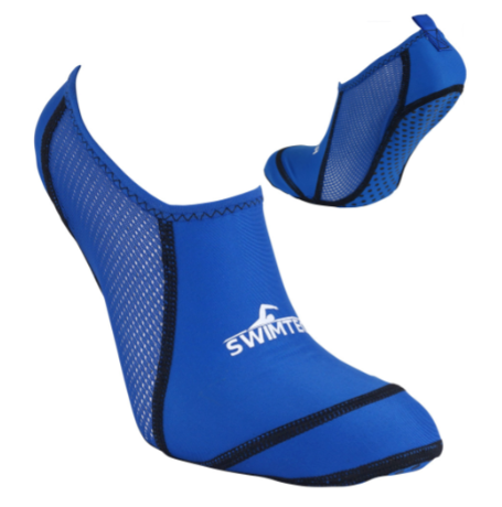 SwimTech Anti Slip Pool Socks - Blue (pair)